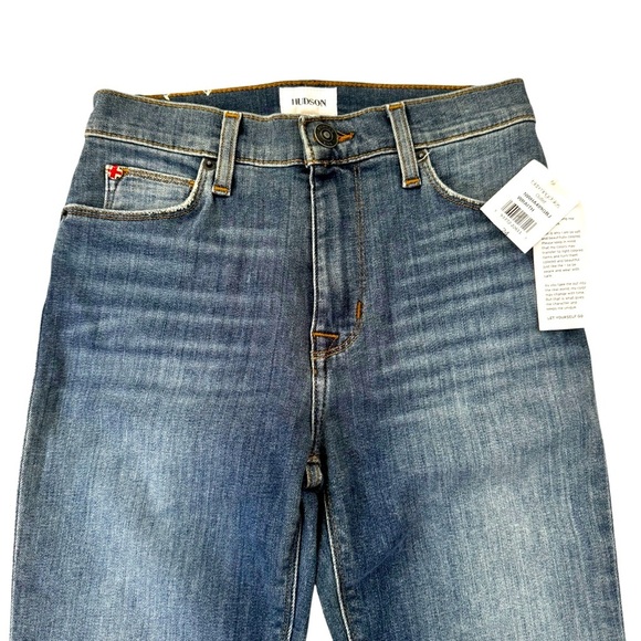 NWT Hudson Blair High Rise Ankle Denim Jean Wraith Wash Size 24 - Picture 4 of 12